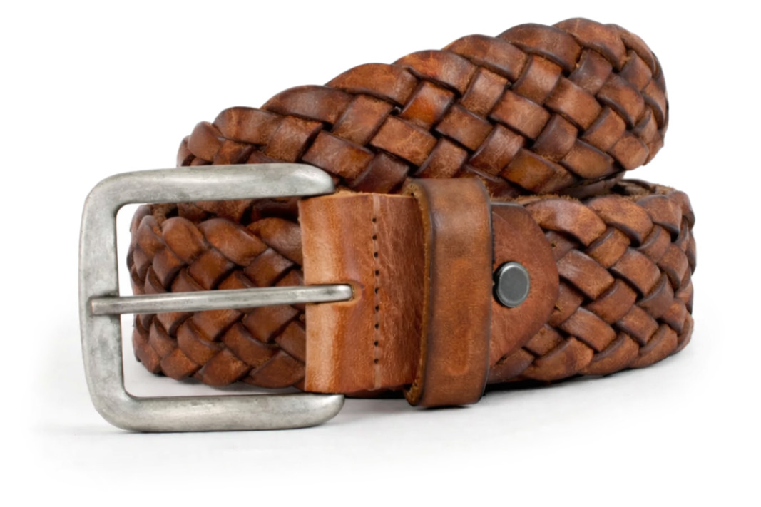 Lederflechtgürtel